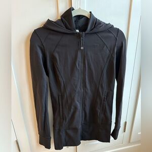 Lululemon Hooded Black Workout Jacket